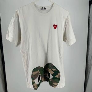 Comme Des Garcons Camouflage Play T-Shirt Size Large